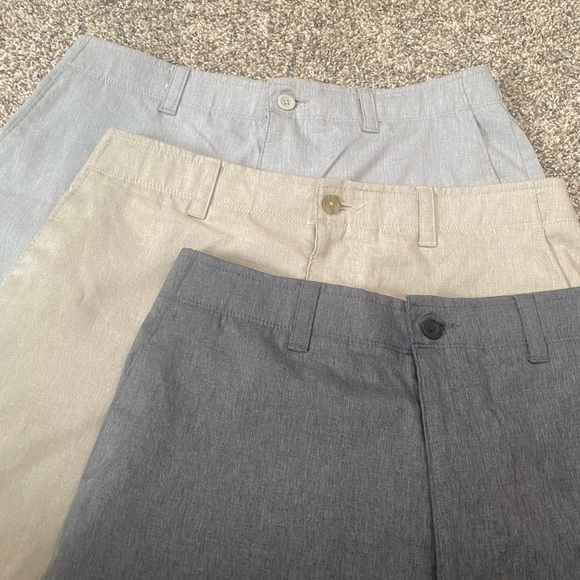 Nicklaus Men's Casual Shorts, golf shorts - Dark gray, Light gray, Tan. Sz 30 - Picture 4 of 11